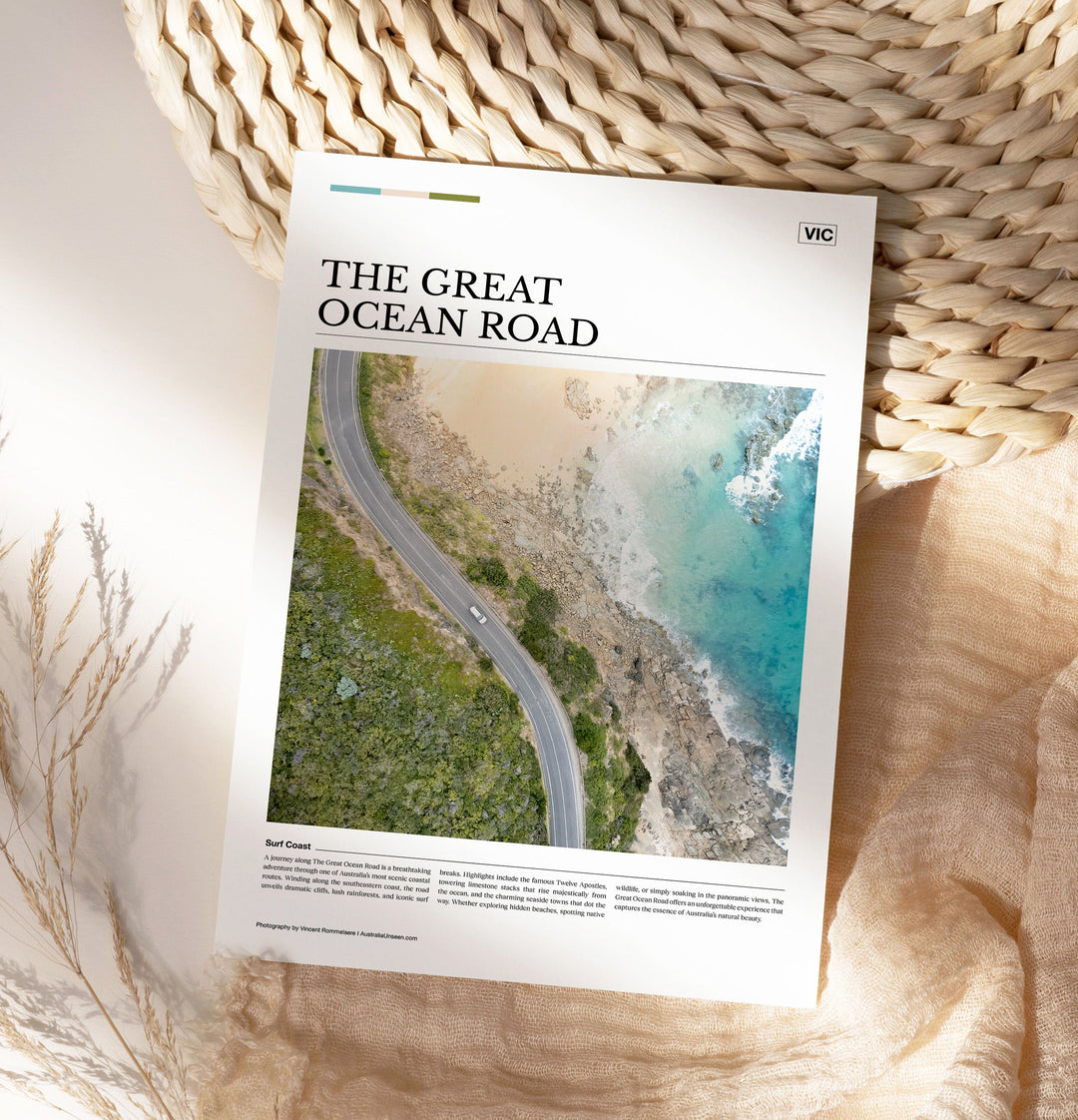 The Great Ocean Road Editorial Poster - Australia Unseen