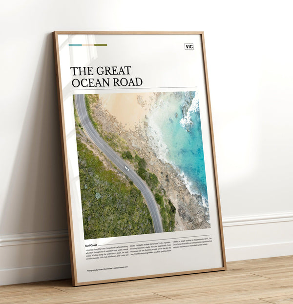 The Great Ocean Road Editorial Poster - Australia Unseen