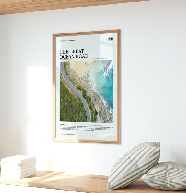 The Great Ocean Road Editorial Poster - Australia Unseen