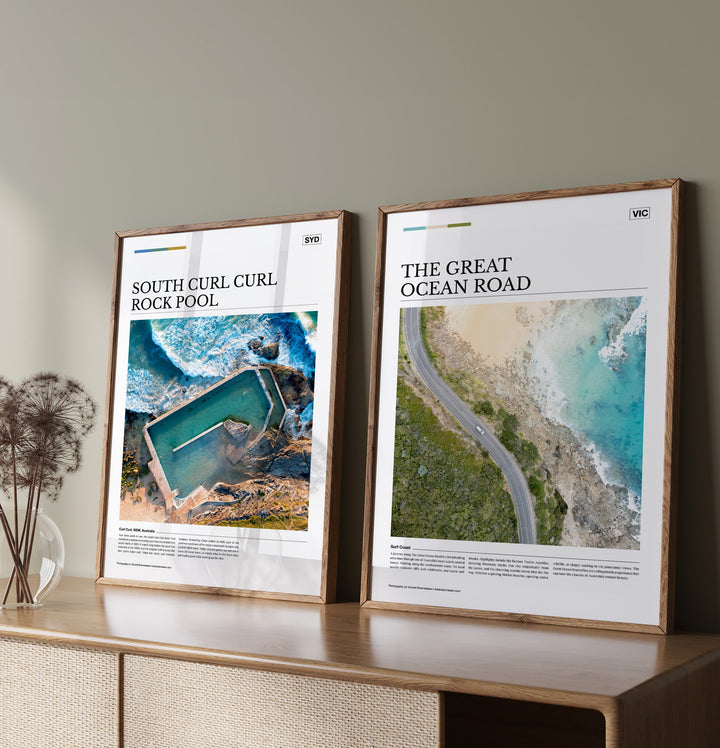 The Great Ocean Road Editorial Poster - Australia Unseen