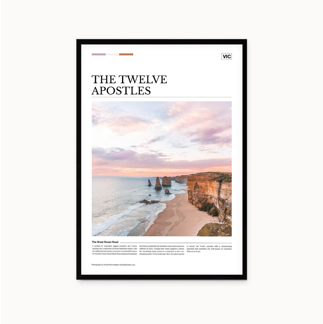 The Twelve Apostles Editorial Poster - Australia Unseen