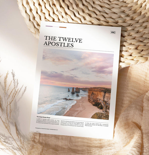 The Twelve Apostles Editorial Poster - Australia Unseen
