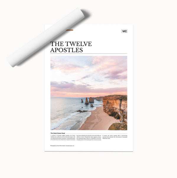 The Twelve Apostles Editorial Poster - Australia Unseen