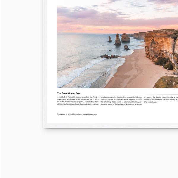 The Twelve Apostles Editorial Poster - Australia Unseen