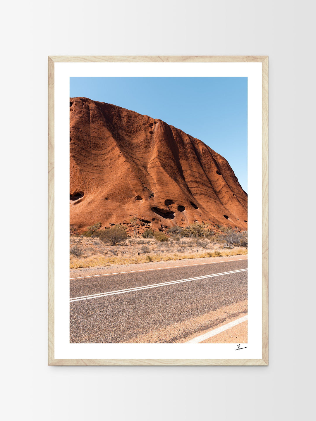 Uluṟu Road 01 - Wall Art Print - Australia Unseen