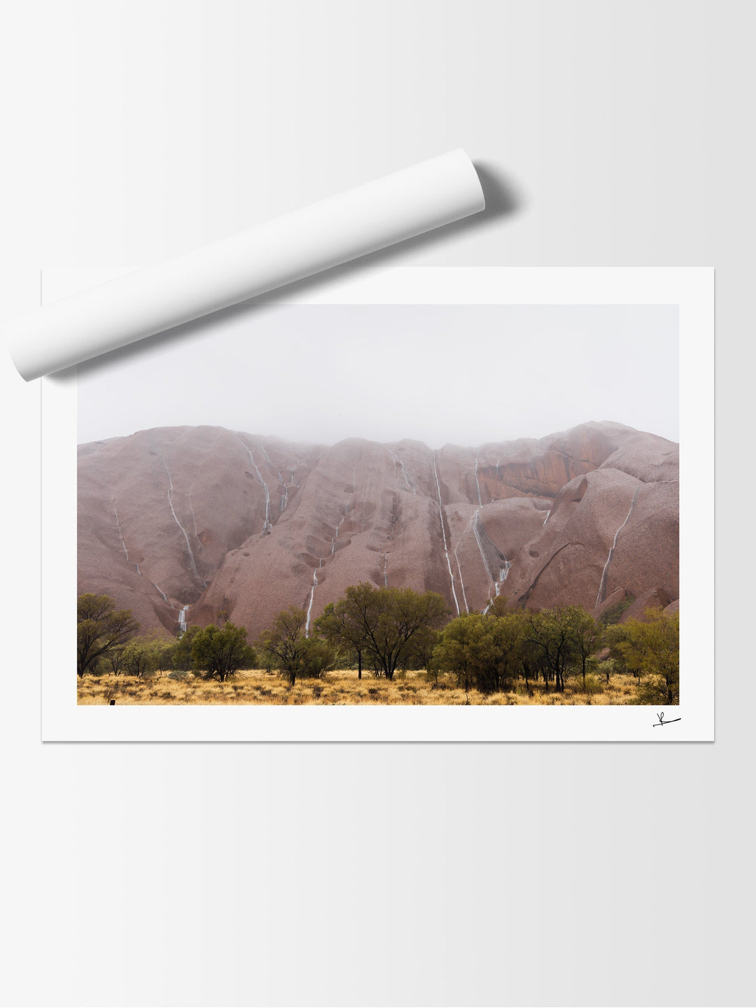 Uluṟu Waterfalls 01 - Wall Art Print - Australia Unseen