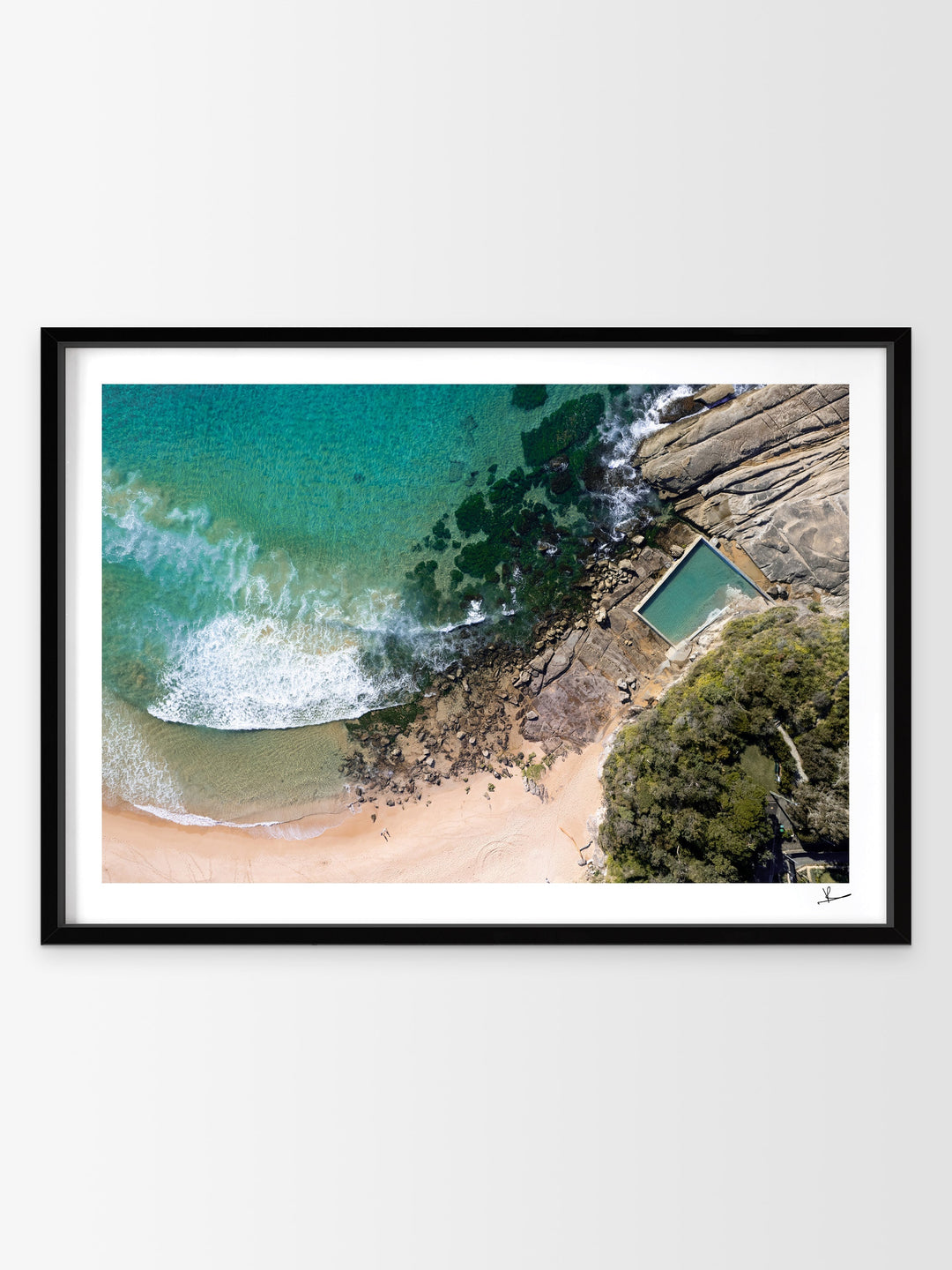 Whale Beach Rock Pool 01 - Wall Art Print - Australia Unseen