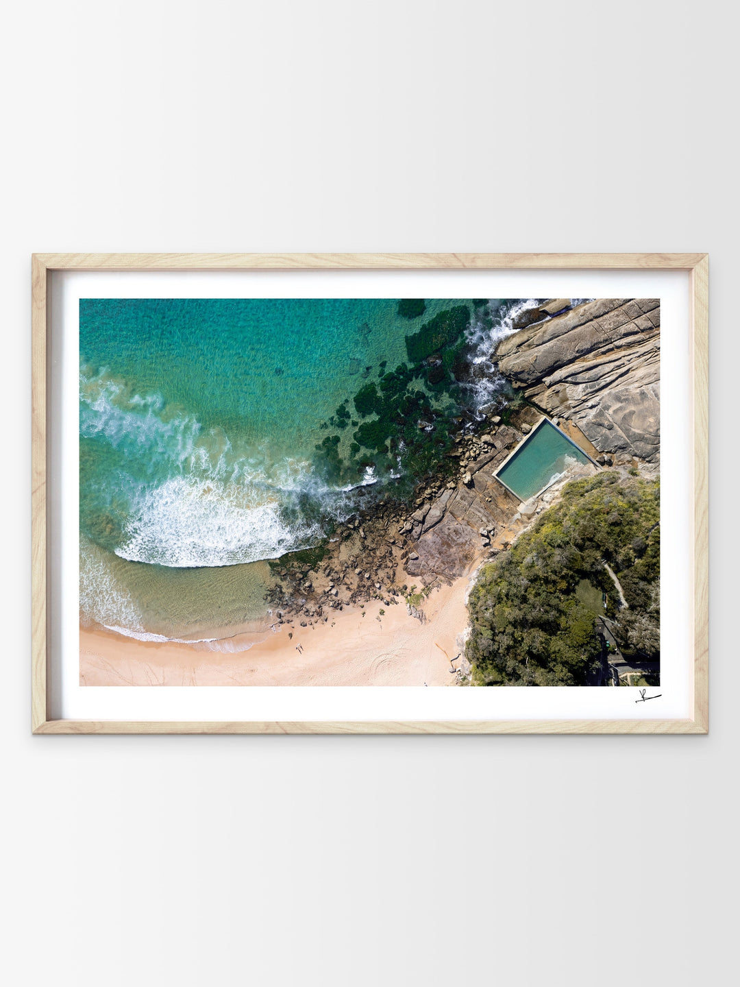 Whale Beach Rock Pool 01 - Wall Art Print - Australia Unseen