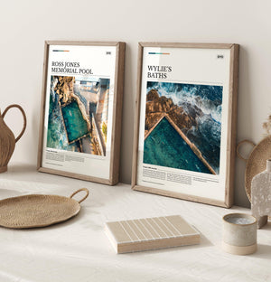 Wylie’s Baths Editorial Poster - Australia Unseen