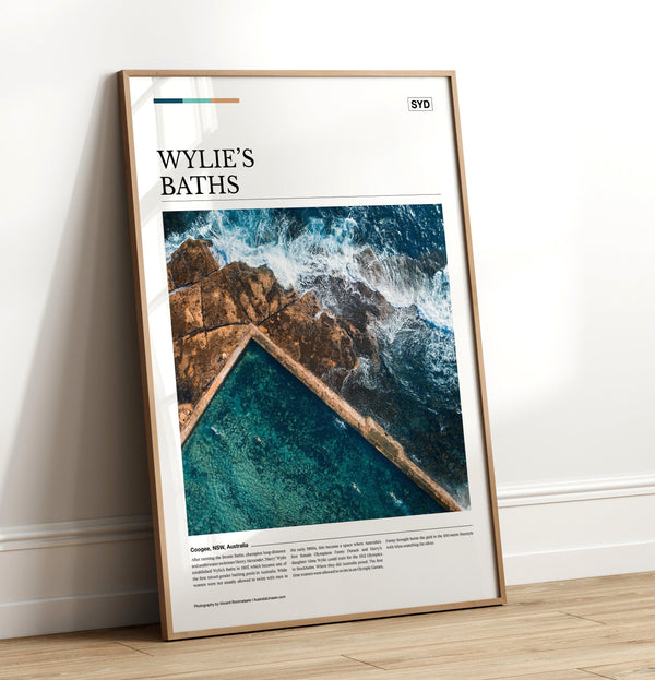 Wylie’s Baths Editorial Poster - Australia Unseen