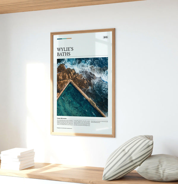 Wylie’s Baths Editorial Poster - Australia Unseen